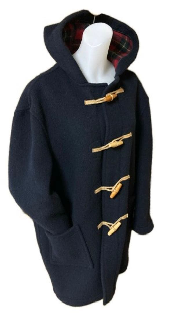 MONTGOMERY モンゴメリーネイビー ダッフルコート Lメンズ 英国製